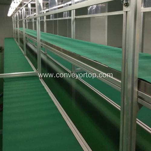 Adjustable Transparent Belt Conveyor Production Line